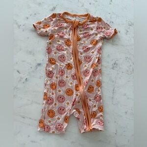 Cheerful Smiley Face Kids Bodysuit